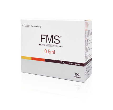 FMS Micro Syringe 32G - 0.5ml (Box of 100)